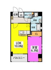エルシエロの間取り画像