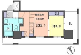 F・PARC GRANDMARK天神の間取り画像