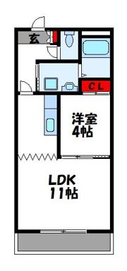 メゾンエスポワールの間取り画像