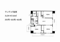 テングッド祖原の間取り画像