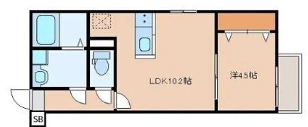 カトレア和白の間取り画像