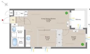 リアンレガーロ高宮ステーションIIの間取り画像