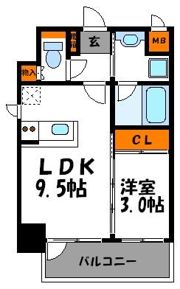 ネストピア天神東IIの間取り画像