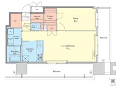 RJRプレシア天神サウスの間取り画像