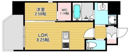 リファレンス竹下駅前の間取り画像