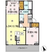 セゾン箱崎宮前の間取り画像