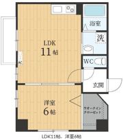 GRANDEUR住吉壱番館の間取り画像