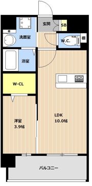 LIBTH博多空港通りの間取り画像