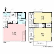 シャーメゾン姪浜の間取り画像