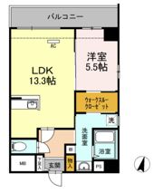 フォレストドルフ天神の間取り画像