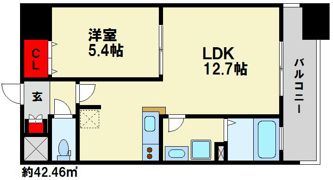 カルム南福岡の間取り画像