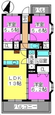 マ・シェリ香住ヶ丘の間取り画像
