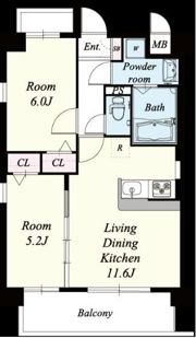 レフィナード博多の間取り画像