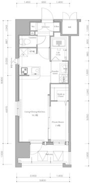 ネストピア藤崎駅前の間取り画像