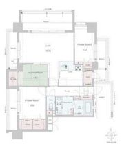 パークアソシア室見河畔の間取り画像