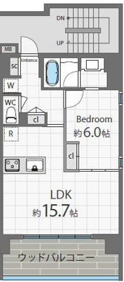 ナビールコート警固の間取り画像