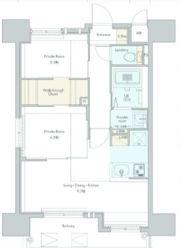 ネストピア博多駅ステージの間取り画像