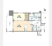 オープンレジデンシア馬出九大病院前の間取り画像