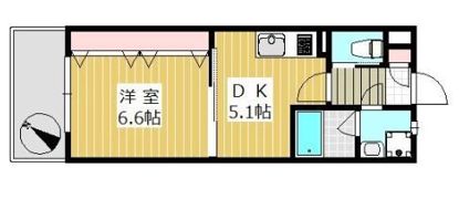 ボヌール博多の間取り画像