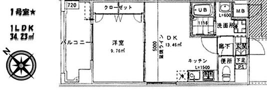 レジデンシャルヒルズ博多サウスの間取り画像