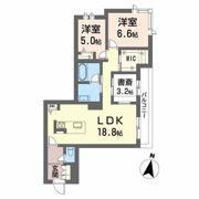 シャーメゾン アンビエラ トウジンの間取り画像