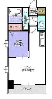 シャローム天神北の間取り画像