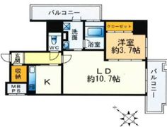 ザ・クロスメントの間取り画像