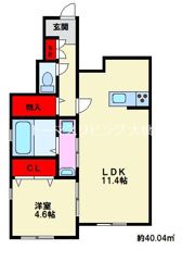 メビウス大橋の間取り画像