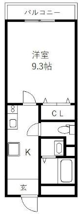 レジデンス天野の間取り画像