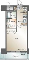エンクレスト渡辺通の間取り画像