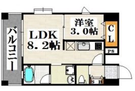 エトゥール博多駅北の間取り画像