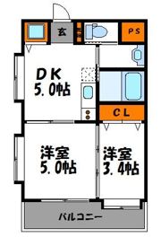 ネストピア平尾駅前の間取り画像