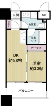 ルネッサンス21博多の間取り画像