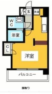 ピュアドームステイツ博多の間取り画像