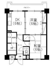 アミッドグリーン大濠弐番館の間取り画像