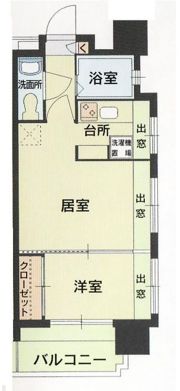 エステート・モア・平尾公園通りの間取り画像
