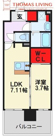 リアンシエルブルー白金の間取り画像