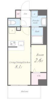 MAHORA天神（マホラテンジン）の間取り画像