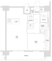 エンクレスト博多PARKSIDEの間取り画像