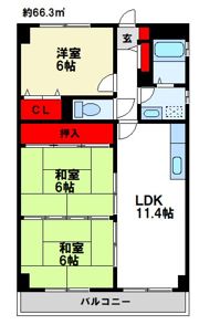 アバンダントTOUの間取り画像