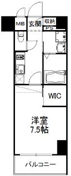 エンクレスト祇園の間取り画像