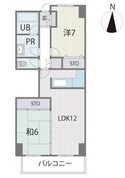 エルスタンザ別府の間取り画像