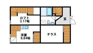 ガレッド空港前IIの間取り画像