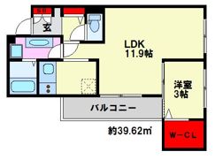 D-room大橋の間取り画像