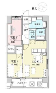 リバーランドマーリエの間取り画像