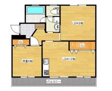 スカイハイツ長沼の間取り画像