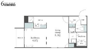 Branche博多住吉の間取り画像