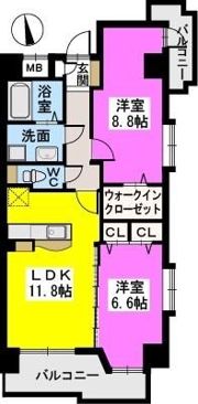 モンテ・オットー西公園の間取り画像