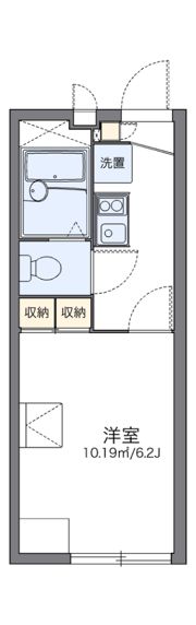 レオパレスYAYOIII番館の間取り画像