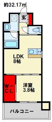 アルファシオサウスフォンテの間取り画像